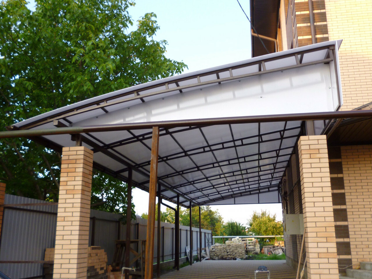 Навес для авто купить в Гомеле