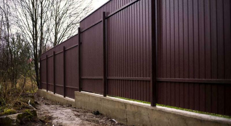 Забор из металлопрофиля купить в Гомеле