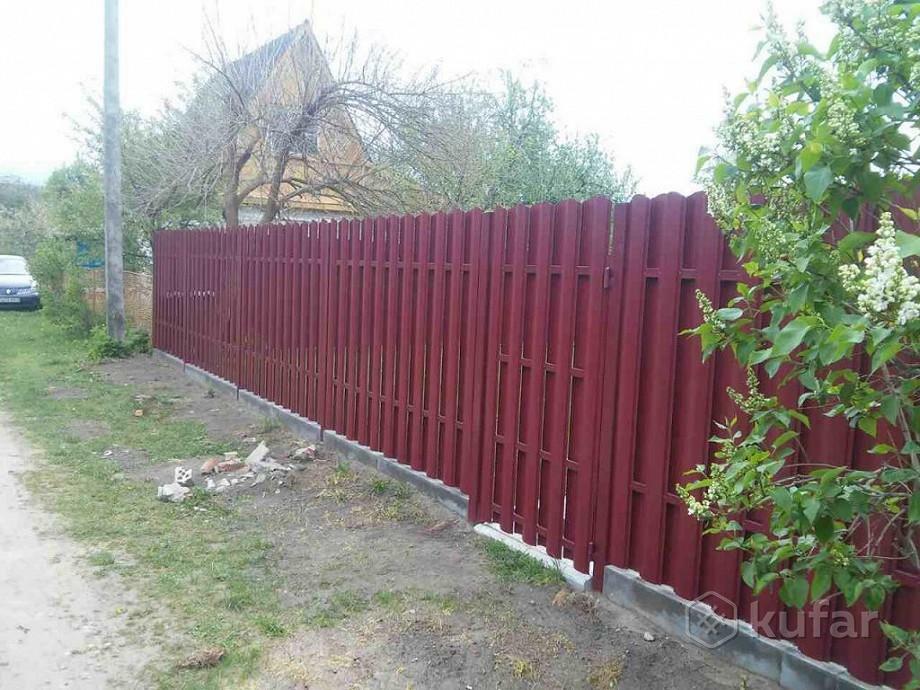 Красивый забор в Гомеле — фото готового объекта