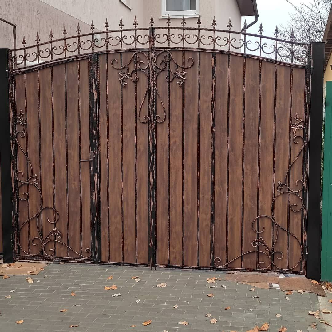 Кованые ворота и калитки купить в Гомеле