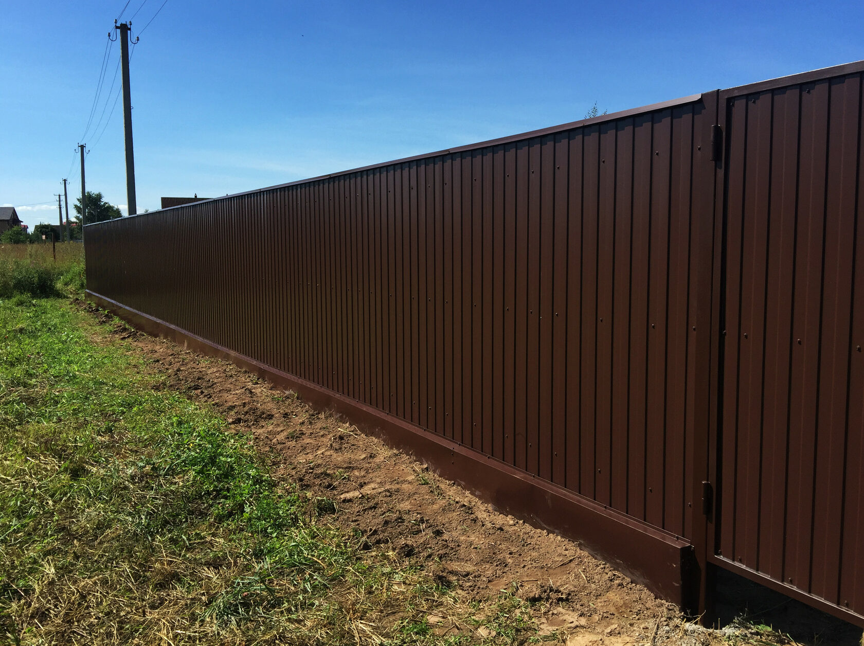 Забор из профнастила купить в Гомеле